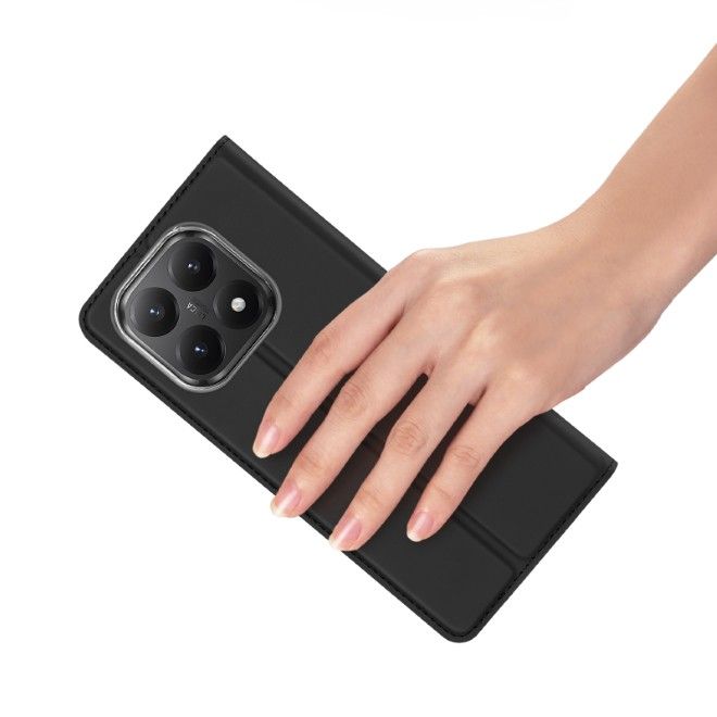 Dux Ducis - Xiaomi 15T Hülle - Handy Bookcover - Skin Pro Series - schwarz