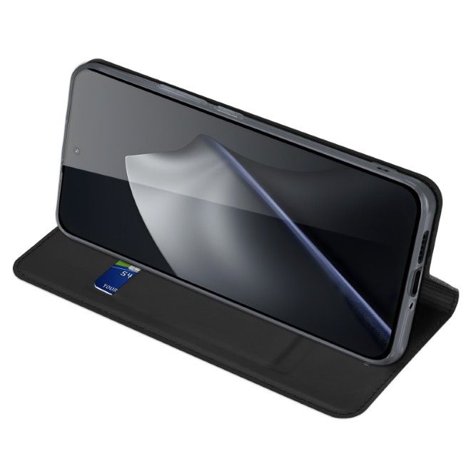 Dux Ducis - Xiaomi 15T Pro Hülle - Handy Bookcover - Skin Pro Series - schwarz