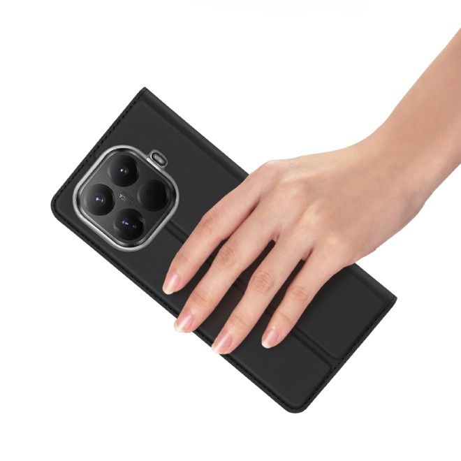 Dux Ducis - Xiaomi 15T Pro Hülle - Handy Bookcover - Skin Pro Series - schwarz