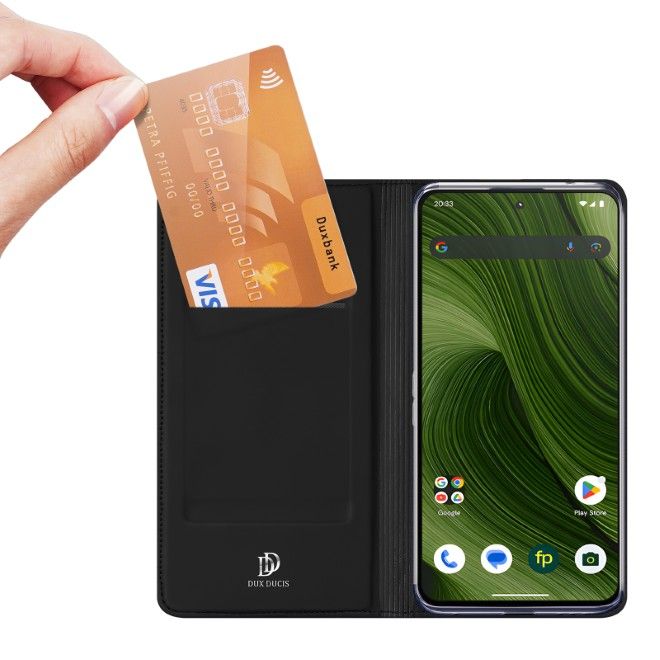 Dux Ducis - Fairphone 6 Hülle - Handy Bookcover - Skin Pro Series - schwarz