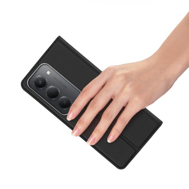 Dux Ducis - Xiaomi Redmi 15 Hülle - Handy Bookcover - Skin Pro Series - schwarz