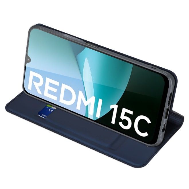 Dux Ducis - Xiaomi Redmi 15C / Poco C85 Hülle - Handy Bookcover - Skin Pro Series - blau