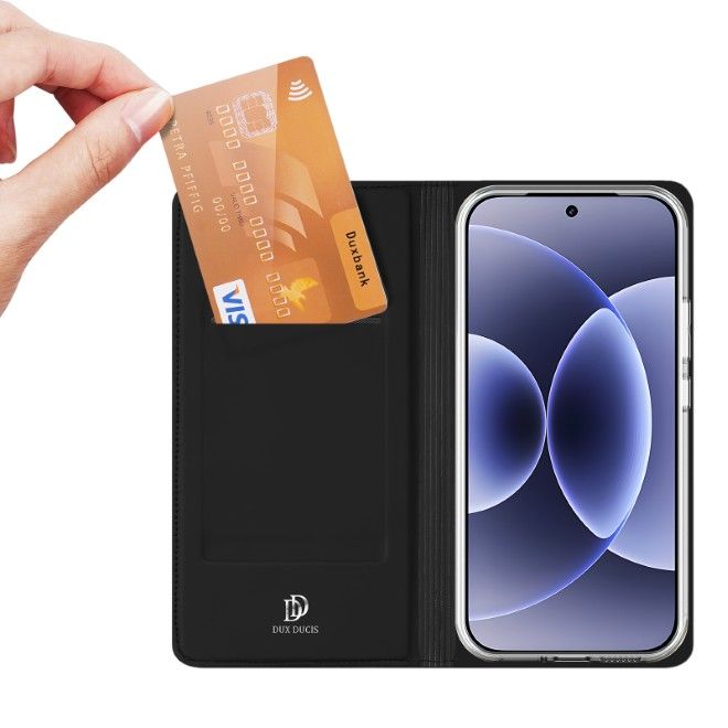 Dux Ducis - Xiaomi 17 Hülle - Handy Bookcover - Skin Pro Series - schwarz