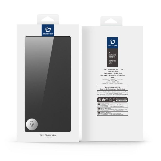 Dux Ducis - Xiaomi 17 Hülle - Handy Bookcover - Skin Pro Series - schwarz