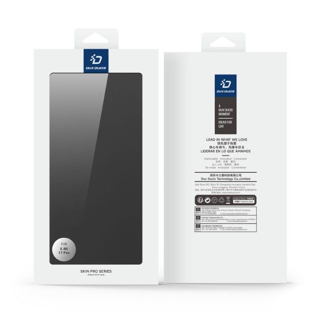 Dux Ducis - Xiaomi 17 Pro Hülle - Handy Bookcover - Skin Pro Series - schwarz