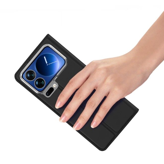 Dux Ducis - Xiaomi 17 Pro Hülle - Handy Bookcover - Skin Pro Series - schwarz