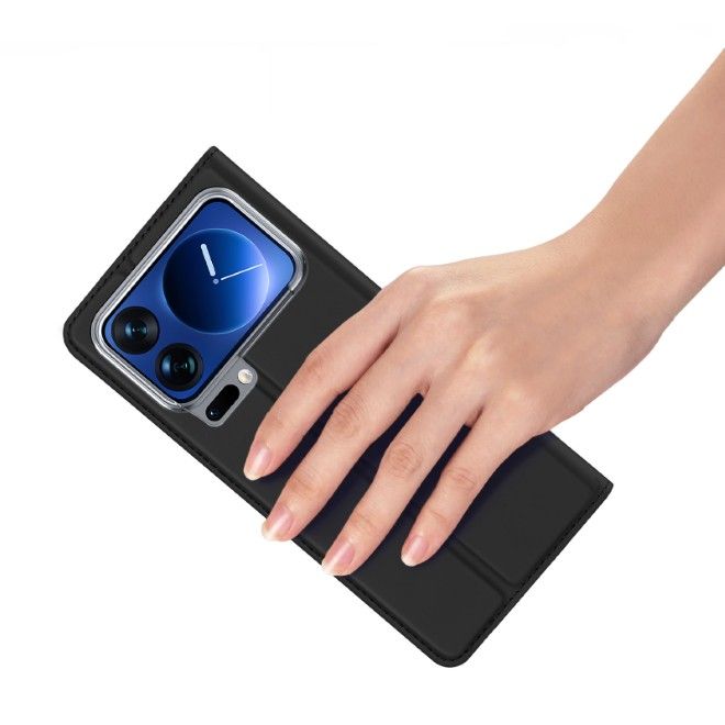 Dux Ducis - Xiaomi 17 Pro Max Hülle - Handy Bookcover - Skin Pro Series - schwarz