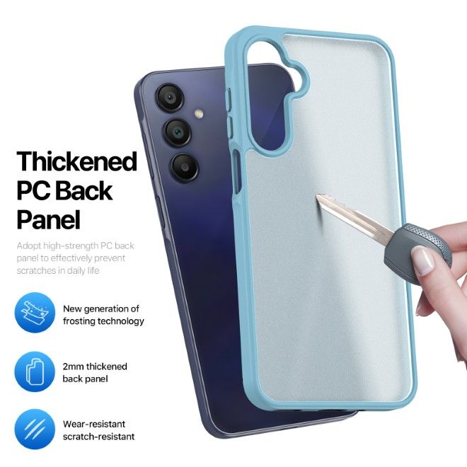 Dux Ducis - Samsung Galaxy A17 5G / A17 4G / A26 5G / A16 5G /A16 4G Hülle - TPU und PC Hardcase - Yind Series - hellblau