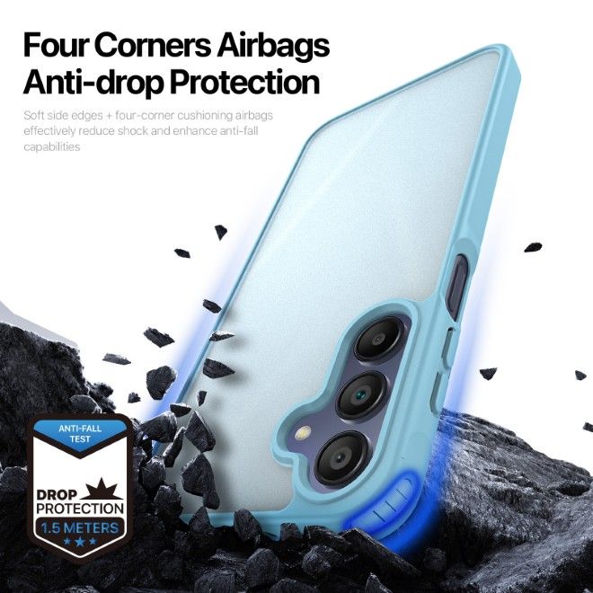 Dux Ducis - Samsung Galaxy A17 5G / A17 4G / A26 5G / A16 5G /A16 4G Hülle - TPU und PC Hardcase - Yind Series - hellblau