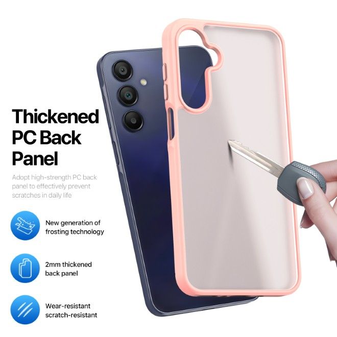 Dux Ducis - Samsung Galaxy A17 5G / A17 4G / A26 5G / A16 5G /A16 4G Hülle - TPU und PC Hardcase - Yind Series - hellpink