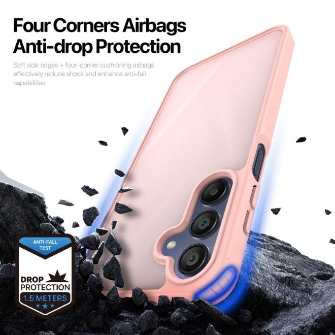 Dux Ducis - Samsung Galaxy A17 5G / A17 4G / A26 5G / A16 5G /A16 4G Hülle - TPU und PC Hardcase - Yind Series - hellpink