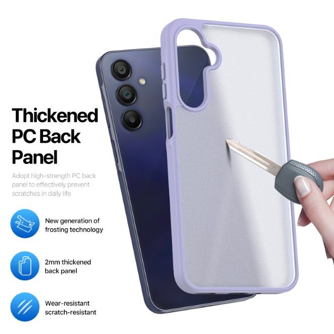 Dux Ducis - Samsung Galaxy A17 5G / A17 4G / A26 5G / A16 5G /A16 4G Hülle - TPU und PC Hardcase - Yind Series - hellpurpur