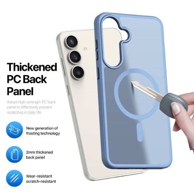 Dux Ducis - Samsung Galaxy S25 FE Hülle - TPU und PC Hardcase - Yind Series - hellblau