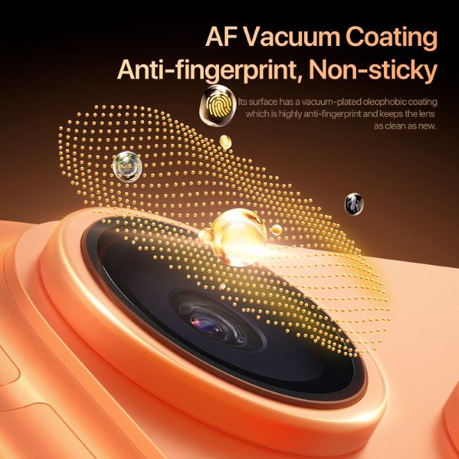 Dux Ducis - iPhone 17 Pro / Pro Max Kamera Schutzglas - HAWK Series - orange