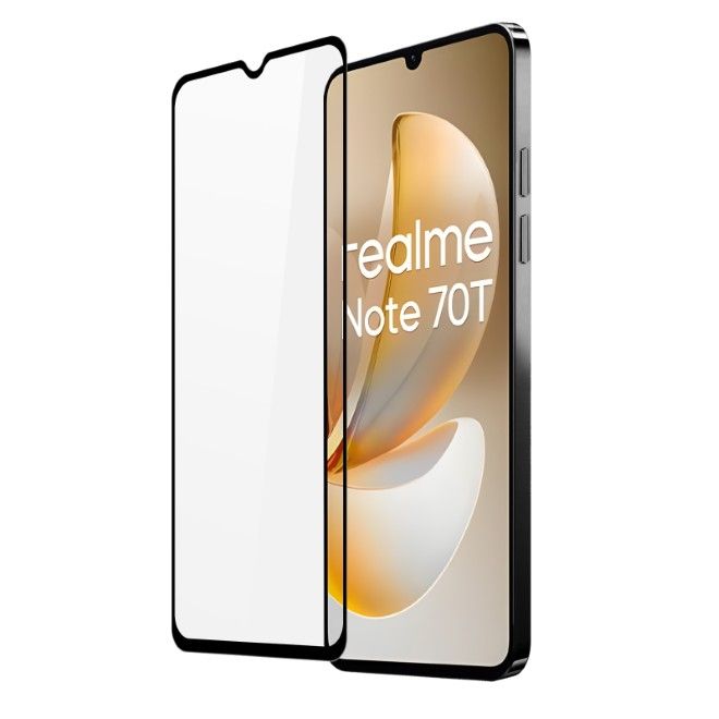 Dux Ducis - Realme Note 70T Schutzglas Displayschutz - HD-2.5D-R Series - schwarz