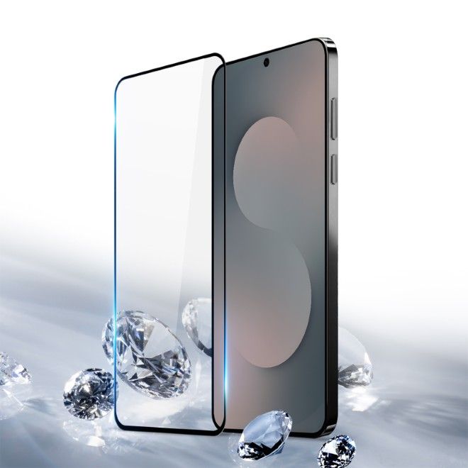 Dux Ducis - Samsung Galaxy S25 FE Schutzglas Displayschutz - HD-2.5D-R Series - schwarz