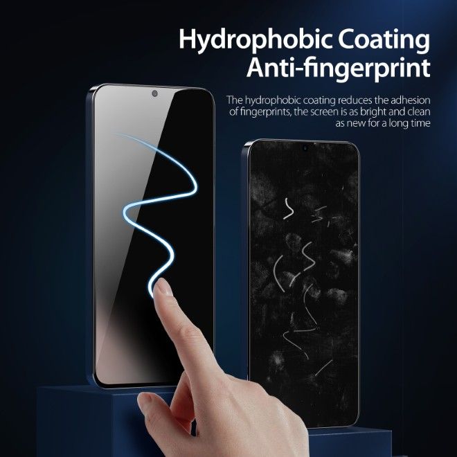 Dux Ducis - Samsung Galaxy S25 FE Privacy Schutzglas Displayschutz - PR-2.5D-R Series - schwarz