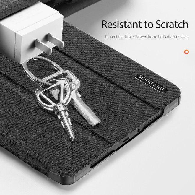 Dux Ducis - Xiaomi Redmi Pad 2 Pro / Pad Pro / Poco Pad 12.1 Hülle - Leder Smart Flip Case - Domo Series - schwarz