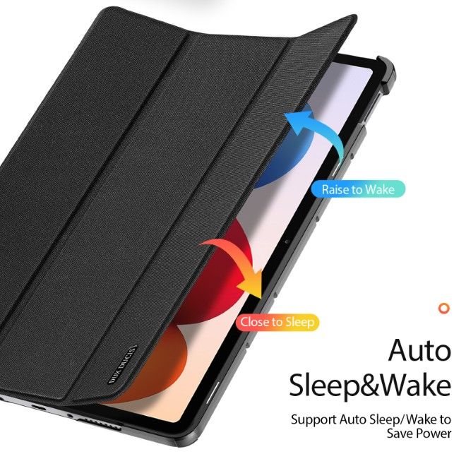 Dux Ducis - Xiaomi Redmi Pad 2 Pro / Pad Pro / Poco Pad 12.1 Hülle - Leder Smart Flip Case - Domo Series - schwarz