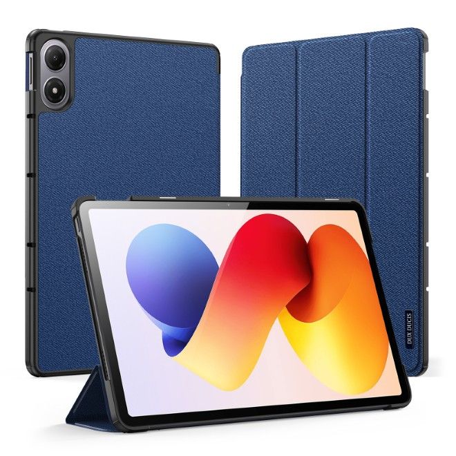 Dux Ducis - Xiaomi Redmi Pad 2 Pro / Pad Pro / Poco Pad 12.1 Hülle - Leder Smart Flip Case - Domo Series - blau