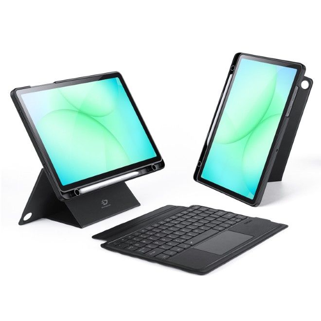 Dux Ducis - Samsung Galaxy Tab A11+ / A9+ Tastatur Hülle - Keyboard Case - DK Series - schwarz