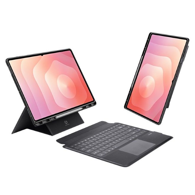 Dux Ducis - Samsung Galaxy Tab S11 Ultra Tastatur Hülle - Keyboard Case - DK Series - schwarz