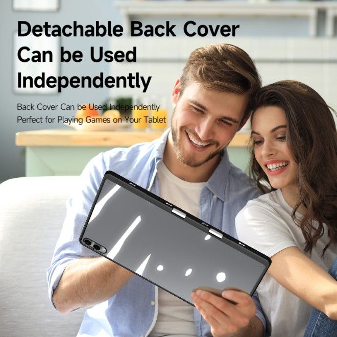 Dux Ducis - Samsung Galaxy Tab S11 Ultra Hülle - Leder Bookcover - Magi Series - schwarz