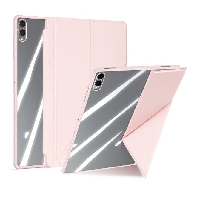 Dux Ducis - Samsung Galaxy Tab S11 Ultra Hülle - Leder Bookcover - Magi Series - pink