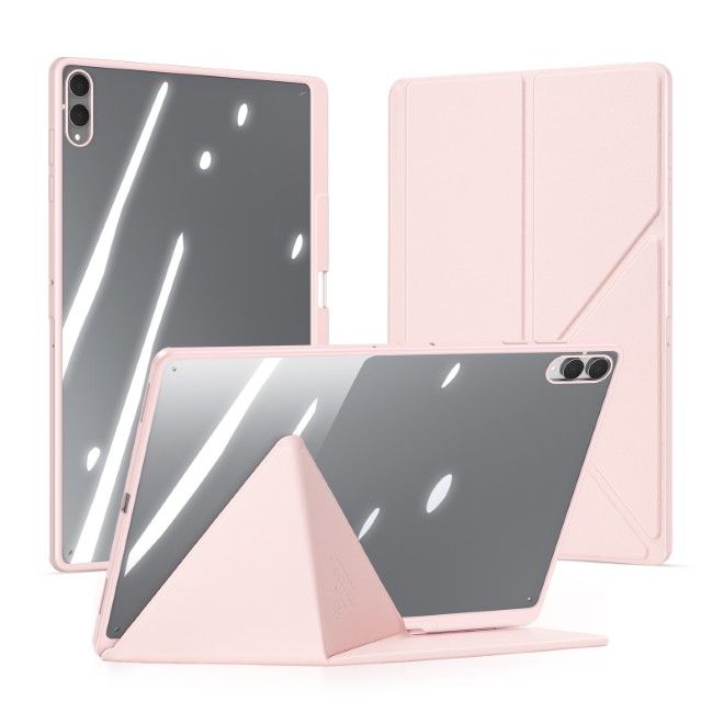Dux Ducis - Samsung Galaxy Tab S11 Ultra Hülle - Leder Bookcover - Magi Series - pink
