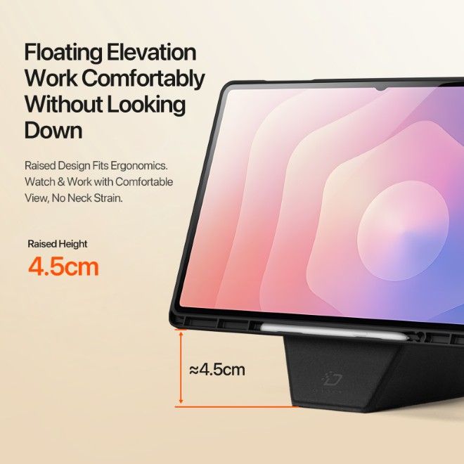 Dux Ducis - Samsung Galaxy Tab S11 Ultra Hülle - Kunstleder Bookcover - Vers Series - schwarz