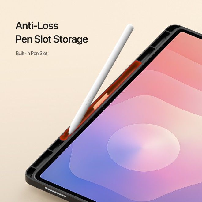 Dux Ducis - Samsung Galaxy Tab S11 Ultra Hülle - Kunstleder Bookcover - Vers Series - schwarz