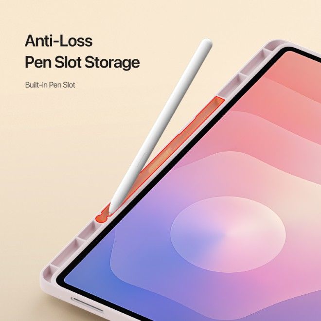 Dux Ducis - Samsung Galaxy Tab S11 Ultra Hülle - Kunstleder Bookcover - Vers Series - pink