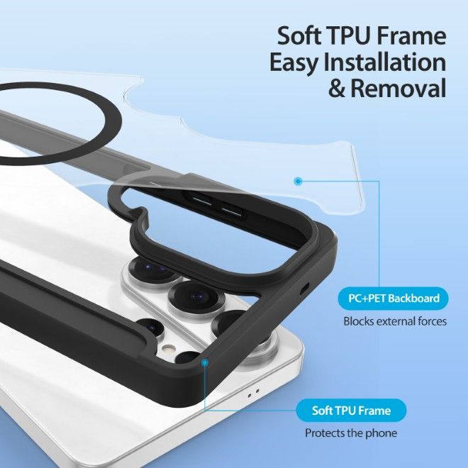 Dux Ducis - Samsung Galaxy S26 Ultra Hülle - Leder Bookcover mit Standfunktion - Skin X Pro Series - schwarz