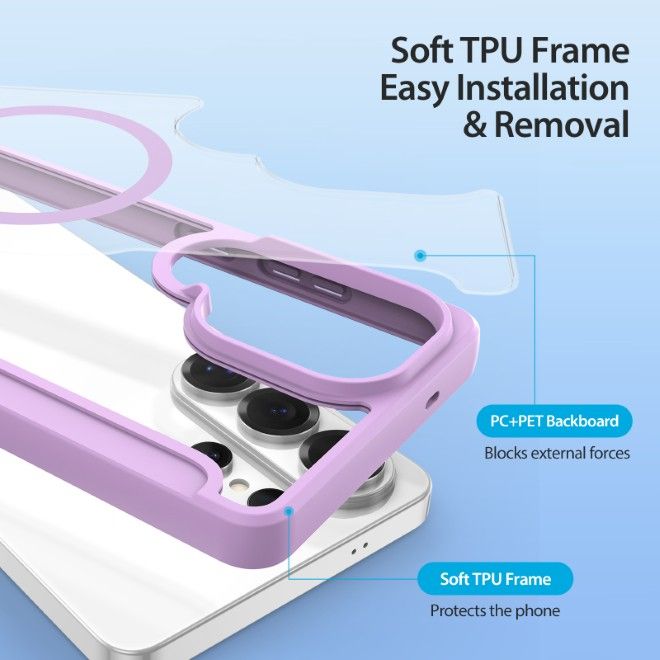 Dux Ducis - Samsung Galaxy S26 Ultra Hülle - Leder Bookcover mit Standfunktion - Skin X Pro Series - pink