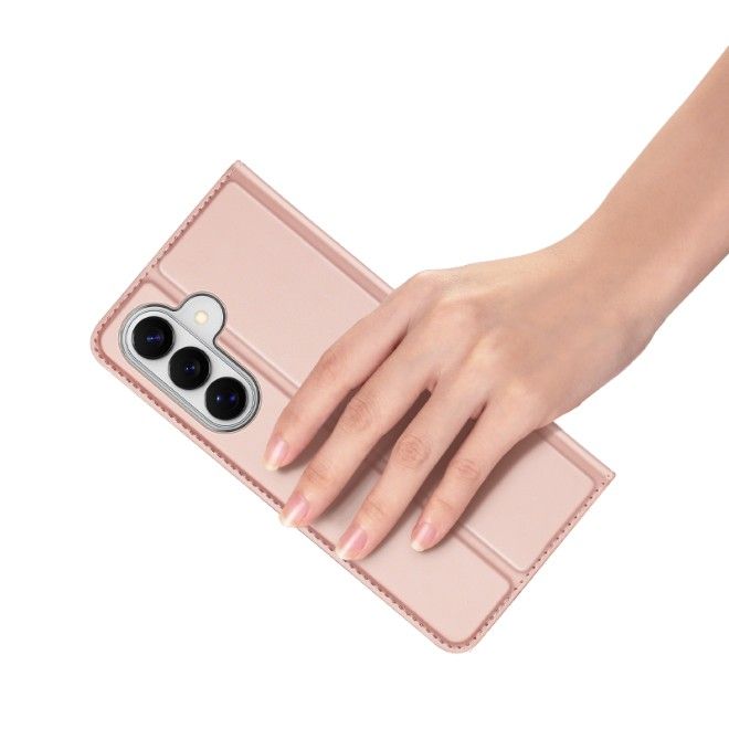 Dux Ducis - Samsung Galaxy S26+ Hülle - Handy Bookcover - Skin Pro Series - rosa