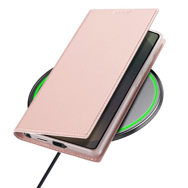 Dux Ducis - Samsung Galaxy S26 Ultra Hülle - Handy Bookcover - Skin Pro Series - rosa