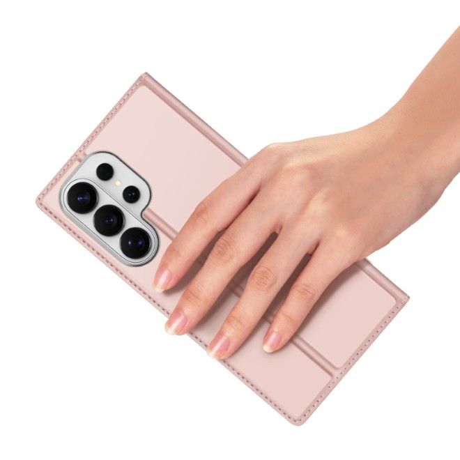 Dux Ducis - Samsung Galaxy S26 Ultra Hülle - Handy Bookcover - Skin Pro Series - rosa