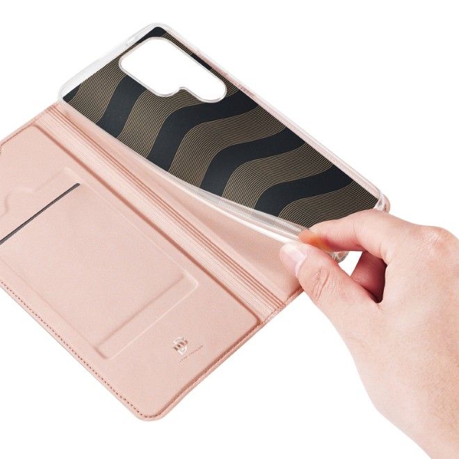 Dux Ducis - Samsung Galaxy S26 Ultra Hülle - Handy Bookcover - Skin Pro Series - rosa