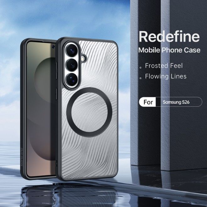 Dux Ducis - Samsung Galaxy S26 Hülle - Hardcase - MagSafe - Aimo Mag Series - schwarz