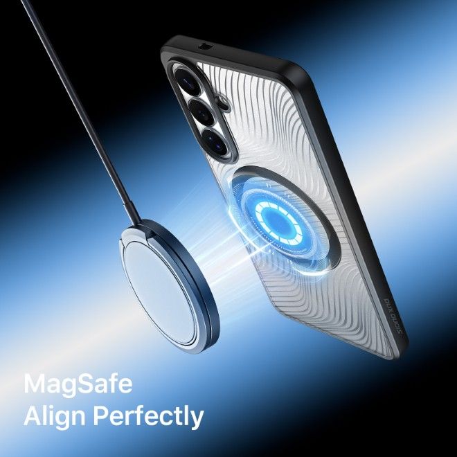 Dux Ducis - Samsung Galaxy S26 Hülle - Hardcase - MagSafe - Aimo Mag Series - schwarz