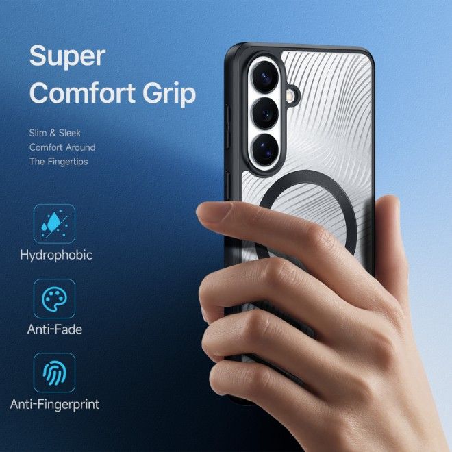 Dux Ducis - Samsung Galaxy S26+ Hülle - Hardcase - MagSafe - Aimo Mag Series - schwarz