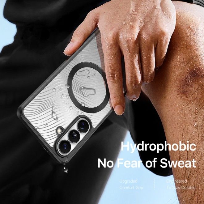 Dux Ducis - Samsung Galaxy S26+ Hülle - Hardcase - MagSafe - Aimo Mag Series - schwarz