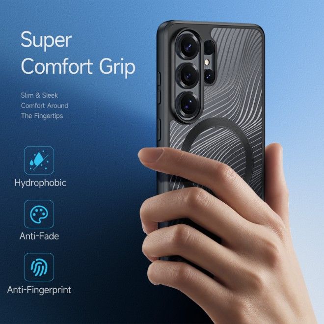 Dux Ducis - Samsung Galaxy S26 Ultra Hülle - Hardcase - MagSafe - Aimo Mag Series - schwarz