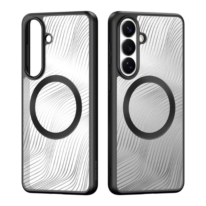 Dux Ducis - Samsung Galaxy S26 Hülle - Hardcase - MagSafe - mit Standfunktion - Aimo Mag Stand Series - schwarz