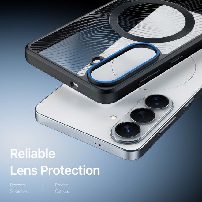 Dux Ducis - Samsung Galaxy S26+ Hülle - Hardcase - MagSafe - mit Standfunktion - Aimo Mag Stand Series - schwarz