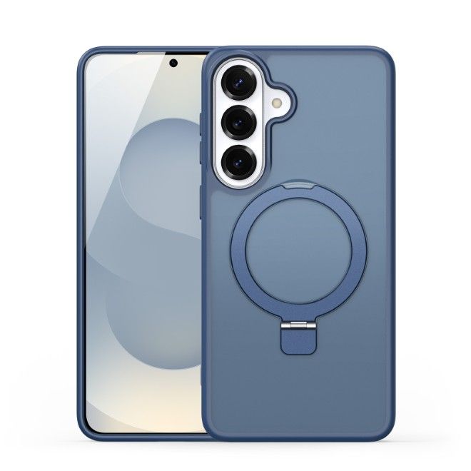Dux Ducis - Samsung Galaxy S26 Hülle - TPU und PC Hardcase - MagSafe kompatibel - Yind MagSafe Kickstand Series - dunkelblau