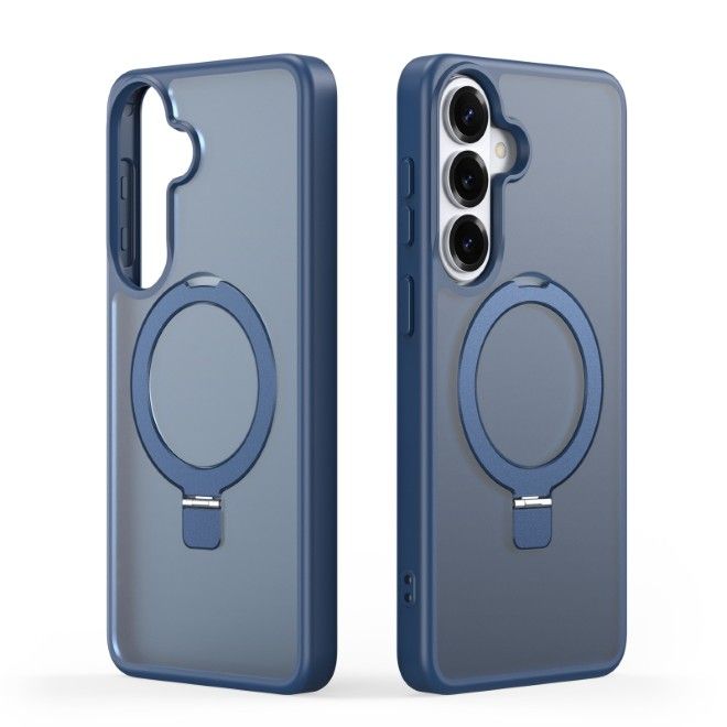 Dux Ducis - Samsung Galaxy S26+ Hülle - TPU und PC Hardcase - MagSafe kompatibel - Yind MagSafe Kickstand Series - dunkelblau