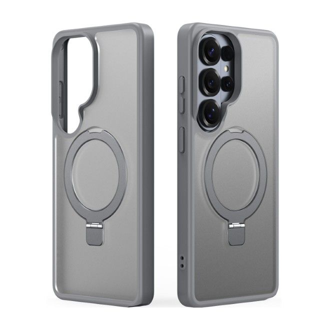 Dux Ducis - Samsung Galaxy S26 Ultra Hülle - TPU und PC Hardcase - MagSafe kompatibel - Yind MagSafe Kickstand Series - grau