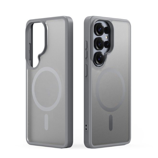 Dux Ducis - Samsung Galaxy S26 Ultra Hülle - TPU und PC Hardcase - MagSafe kompatibel - Yind MagSafe Kickstand Series - grau