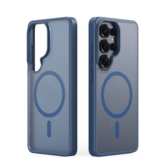 Dux Ducis - Samsung Galaxy S26 Ultra Hülle - TPU und PC Hardcase - MagSafe kompatibel - Yind MagSafe Kickstand Series - dunkelblau